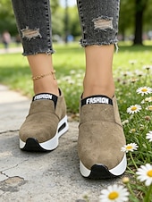 economico Sneakers da donna-scarpe da ginnastica slip-on verdi da donna per il giorno di San Patrizio: scarpe da passeggio leggere con plateau per le celebrazioni dei festival irlandesi, sfilate, feste, viaggi e abbigliamento quotidiano