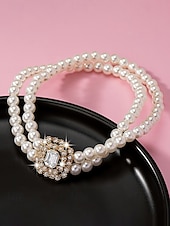 olcso Esküvő ACC-Női műgyöngyös bokalánc kristály díszítéssel, elegáns, többszínű gyöngyös dizájn, állítható bokaékszer tengerparti esküvőkre, nyári partikra, menyasszonyi és nyaralós viseletre