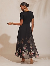 olcso Jumpsuits-tencel roma színátmenetes mintás patchwork overál vakációra és partira