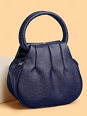 economico Borsette e borse tote-borsa da donna in similpelle – vari colori, elegante manico rotondo, resistente e spaziosa – perfetta per outfit casual di tutti i giorni e da sera