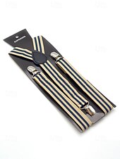 Недорогие Свадьба ACC-Регулируемые эластичные подтяжки для брюк, эластичные полиэстеровые Y-образные подтяжки, различные цвета, классический формальный стиль, идеально подходят для свадеб, Дня святого Валентина, вечеринок и повседневной носки.