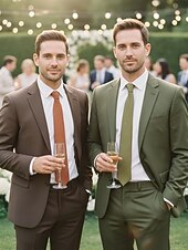 Недорогие Свадьба ACC-Мужской галстук из полиэстера с эффектом мерцания – в нескольких цветах, элегантный для свадеб и ужинов, однотонный с легким мерцающим эффектом.