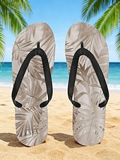 halpa miehet-miesten sinilehtiset varvastossut – trooppinen ja tyylikäs tyyli rantalomalle, saarihyppelylle ja rantaillallisille