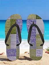 halpa miehet-miesten sinilehtiset varvastossut – trooppinen ja tyylikäs tyyli rantalomalle, saarihyppelylle ja rantaillallisille