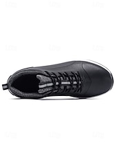 economico Scarpe da Golf da Uomo-scarpe da golf da uomo bianche e nere con design ventilato, ideali per campi da golf e sport all'aria aperta