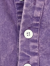 tanie Męska klasyczna koszulka polo-Męskie Dżinsowa koszula Bawełniana koszulka polo Codzienny Klasyczny Krótki rękaw Moda Podstawowy Jednokolorowe Styl vintage Guziki Lato Wiosna Wiosna i jesień Regularny Czarny Jasnozielony Rumiany
