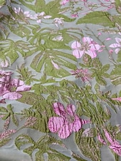  A-linje Ankellengde Gjestekjole til bryllup Formell kjole Aftenkjole Kjole til brudens mor 3/4 ermer Knaphul Elegant Årgang Formell Spandex med Belte / bånd Sløyfe(r)