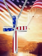 cheap Necklaces &amp; pendants-1PC Necklace For Women's Daily Street Gift Alloy Fancy Cross