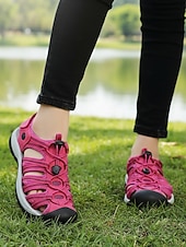 baratos Sandálias de Desporto-Sandálias esportivas femininas para atividades ao ar livre – design respirável de secagem rápida com sola de borracha antiderrapante, estilo esportivo leve para mulheres, ideal para caminhadas, passeios, viagens, acampamentos e aventuras de verão.
