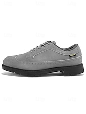 economico Scarpe da Golf da Uomo-Per uomo Vintage Sportivo Casual All'aperto Golf Microfibra Confortevole Allacciatura Nero Bianco Giallo Estate Primavera Autunno