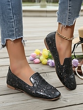 levne Dámské boty s plochou podrážkou-Dámské žluté ploché boty s výřezem – prodyšný perforovaný design, mokasíny ve vintage stylu na jaro a léto, na chůzi, cestování, volný čas a každodenní outfity