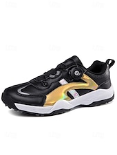 economico Scarpe da Golf da Uomo-scarpe da golf da uomo blu e bianche, leggere, comode, dal design elegante, perfette per il golf e le feste all'aperto