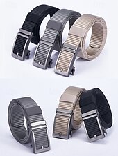cheap Men's Belts-Men's Nylon Belt, Multi-Color Options, Durable and Stylish for Casual and Outdoor Wear