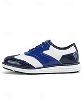 voordelige Heren Golf Schoenen-Rode en witte golfschoenen voor heren, ademend bovenwerk met gripvaste buitenzool, lichtgewicht en comfortabel, ideaal voor golfers en buitensporters.