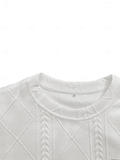 preiswerte Basic-T-Shirts-Herren T Shirt T-Shirt Kurzarm Rundhalsausschnitt Sommer Frühling Frühling &amp; Sommer Einfarbig Geometrisch Texture Streetwear Stilvoll Lässig Jacquard Lässig Täglich Outdoor Weiß Schwarz Rosa Top