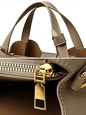 billiga Hand- och toteväskor-Handväska i konstläder för kvinnor – flerfärgade alternativ, mångsidiga axel- och crossbody-modeller, trendig och hållbar för både vardagliga och semiformella tillfällen