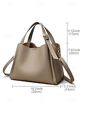 billiga Hand- och toteväskor-Handväska i konstläder för kvinnor – flerfärgade alternativ, mångsidiga axel- och crossbody-modeller, trendig och hållbar för både vardagliga och semiformella tillfällen