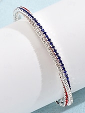  Vereinigte Staaten 250. Jubiläum Damen thematische Acryl Ohrringe – Mehrere Designs Rot Weiß und Blau perfekt für den Unabhängigkeitstag und US-Feierlichkeiten