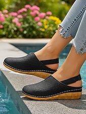 economico Zoccoli e pianelle da donna-zoccoli da donna con cinturino posteriore traforato rosa – scarpe comode, traspiranti e leggere per abbigliamento casual, passeggiate, viaggi, giardinaggio e uso quotidiano