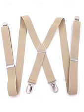 Недорогие Свадьба ACC-Мужские эластичные подтяжки из полиэстера – различные цвета, эластичный материал, стильные и удобные для свадеб, ужинов и торжественных мероприятий.