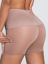 abordables Corset serre taille-Femmes Gaine Sculptante Ceinture de sudation Occasionnel Couleur Unie Taille Élastique Shorts Quotidien Sans manches Noir Marron Été Printemps Automne Hiver Mince