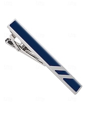 economico Matrimonio ACC-Fermacravatta in lega da uomo, vari colori, design elegante per matrimoni e spostamenti di lavoro, accessorio elegante e durevole