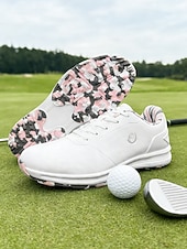 ieftine Încălțăminte de golf pentru femei-Pantofi de golf fără crampoane pentru femei – pantofi sport impermeabili, ușori, cu amortizare și aderență antiderapantă pentru femei, teren de golf, antrenament, sporturi în aer liber, călătorii și purtare zilnică