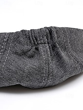 baratos Chapéus Masculinos-Boina masculina casual em poliéster com design simples e elegante, disponível em várias cores, perfeita para o uso diário.