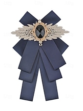 voordelige Huwelijk ACC-Polyester vlinderdas voor heren met broche, verkrijgbaar in diverse kleuren, elegante stijl voor bruiloften en formele gelegenheden.