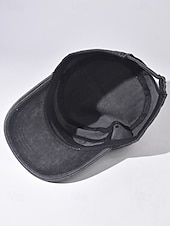 お買い得  メンズ帽子-メンズコットンミリタリーキャップ、調節可能なカジュアルアーミースタイルの帽子、複数の色、軽量で通気性のあるデザイン、メンズアウトドア&amp;日常のカジュアルな帽子