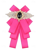 voordelige Huwelijk ACC-Polyester vlinderdas voor heren met broche, verkrijgbaar in diverse kleuren, elegante stijl voor bruiloften en formele gelegenheden.