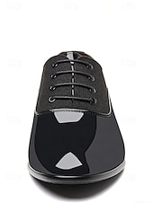 Недорогие Оксфордские туфли-Мужские красно-черные кожаные туфли – модный дизайн для свадеб и вечерних мероприятий.