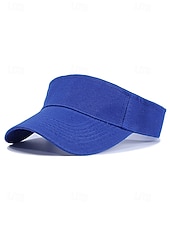 preiswerte Zubehör-Damen-Visierkappe aus Polyester mit verstellbarem Schirm, in verschiedenen Farben erhältlich, perfekt für den St. Patrick's Day und sportliche Aktivitäten im Alltag.