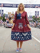  United States 250th Anniversary Women's Red Blue American Flag Print Comfort Mules – Canvas Slip-On Shoes USA Fourth of July Outdoor Events Travel  Daily Wear