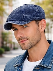 olcso Férfi kalapok-férfi poliészter kordbársony barett sapka – több színben – hétköznapi és hétköznapi viselet