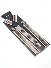 Недорогие Свадьба ACC-Регулируемые эластичные подтяжки для брюк, эластичные полиэстеровые Y-образные подтяжки, различные цвета, классический формальный стиль, идеально подходят для свадеб, Дня святого Валентина, вечеринок и повседневной носки.