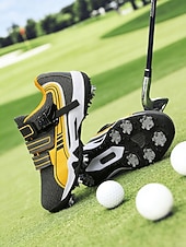 cheap Women's Golf Shoes-Women's Daily Outdoor Walking Flat Heel Round Toe Sporty Casual Comfort Microbial Leather Microfiber Lace-up Black Yellow Red