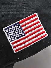  כובע בייסבול רקום לגברים של ארה"ב, רב צבעים, מתכוונן, מושלם לחגיגות 250 שנה ויום העצמאות של ארה"ב, עיצוב פטריוטי עם דגל ארה"ב