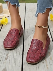 levne Dámské boty s plochou podrážkou-Dámské žluté ploché boty s výřezem – prodyšný perforovaný design, mokasíny ve vintage stylu na jaro a léto, na chůzi, cestování, volný čas a každodenní outfity