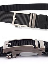 cheap Men's Belts-Men's Nylon Belt, Multi-Color Options, Durable and Stylish for Casual and Outdoor Wear