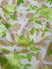 billige Cocktailkjoler-A-linje Ankellengde Cocktailkjoler Elegant Årgang Blomster Kortermet V-hals Hage fest Formell Lomme Jacquard Cowlhals med Sløyfe(r) Bølgemønster