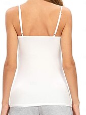 tanie Topy-Damskie Piżama Gorset profilujący Moda Codzienny Czyste kolory Koronka Codzienny Dom Urlop Bez rękawów Paski Czarny Biały Jasnozielony Wino Czerwona róża Lato Wiosna Jesień Regularny