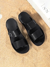 baratos sandálias-Sandálias brancas masculinas – fivelas ajustáveis estilosas, ajuste confortável, perfeitas para casamentos na praia, férias de verão e passeios casuais.