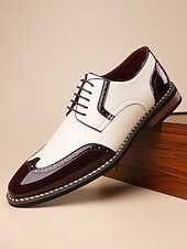 cheap Derby Shoes-Men's Brown Brogue Shoes – Classic and Elegant Design for Formal Occasions and Weddings