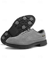 economico Scarpe da Golf da Uomo-Per uomo Vintage Sportivo Casual All'aperto Golf Microfibra Confortevole Allacciatura Nero Bianco Giallo Estate Primavera Autunno