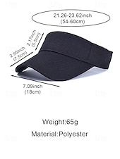 preiswerte Zubehör-Damen-Visierkappe aus Polyester mit verstellbarem Schirm, in verschiedenen Farben erhältlich, perfekt für den St. Patrick's Day und sportliche Aktivitäten im Alltag.