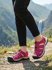 baratos Sandálias de Desporto-Sandálias esportivas femininas para atividades ao ar livre – design respirável de secagem rápida com sola de borracha antiderrapante, estilo esportivo leve para mulheres, ideal para caminhadas, passeios, viagens, acampamentos e aventuras de verão.