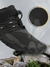 economico Donne-scarpe da acqua sportive blu da donna con allacciatura a sgancio rapido – scarpe da ginnastica leggere e drenanti, suola antiscivolo ammortizzata per spiaggia, snorkeling, kayak, piscina, viaggi in crociera e attività estive all'aperto