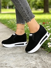 economico Sneakers da donna-scarpe da ginnastica slip-on verdi da donna per il giorno di San Patrizio: scarpe da passeggio leggere con plateau per le celebrazioni dei festival irlandesi, sfilate, feste, viaggi e abbigliamento quotidiano