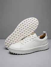tanie Damskie buty golfowe-Brązowe buty golfowe damskie – klasyczne, sznurowane, codzienne buty golfowe dla kobiet, trwała podeszwa z kolcami do gry w golfa, spacerów, uprawiania sportów na świeżym powietrzu i noszenia na co dzień